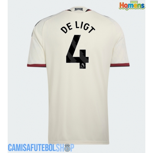 Camisa de time de futebol Manchester United Matthijs de Ligt #4 Replicas 3º Equipamento 2026-27 Manga Curta